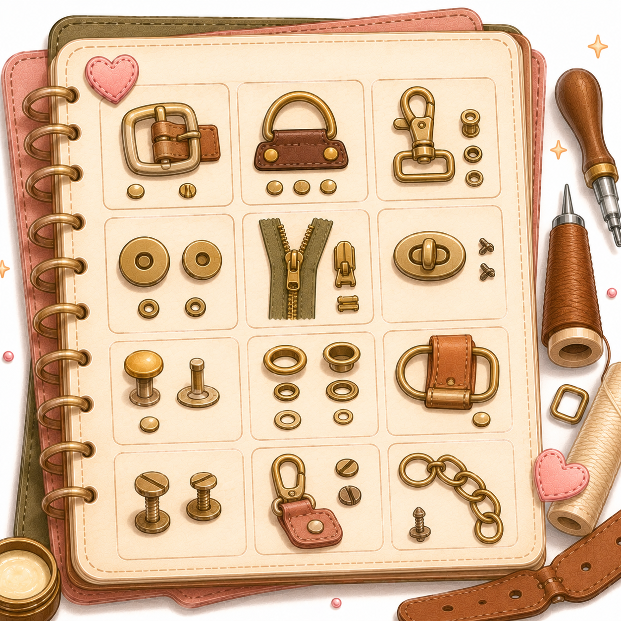 Leather Hardware Installation Guide