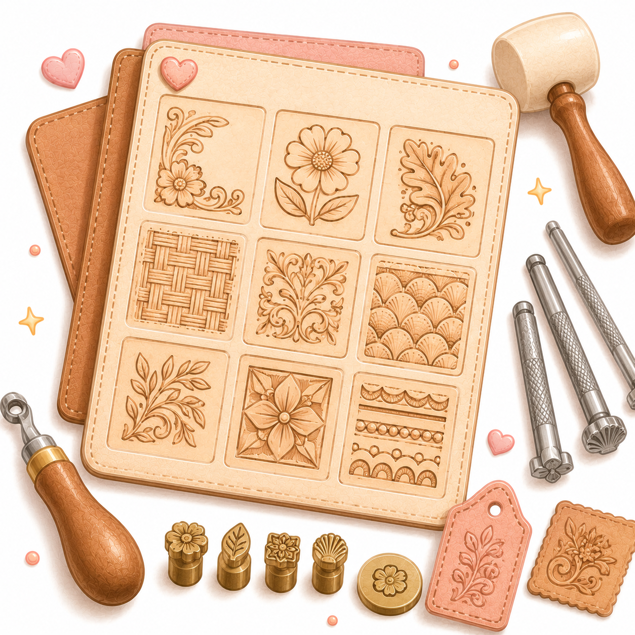 Leather Tooling & Stamping Designs